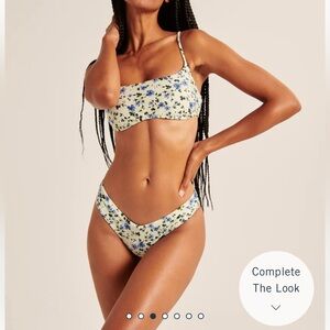 Abercrombie & Fitch Mint Green Floral Bikini
